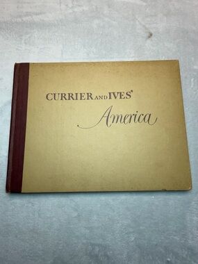'America' Hardcover Book - Beige Cover with Brown Spine